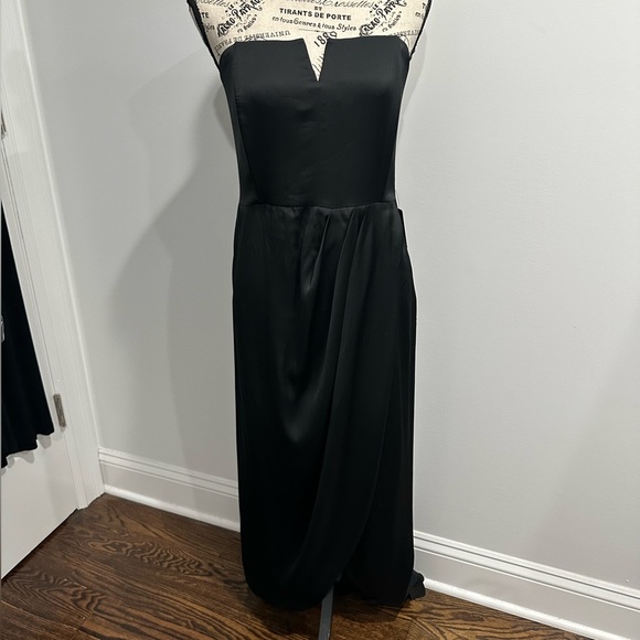 Express Black Strapless Dress Size 16 - Picture 1 of 8